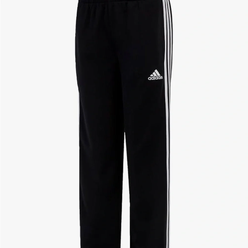 NWT adidas Black Joggers with White Triple Stripes — Kids